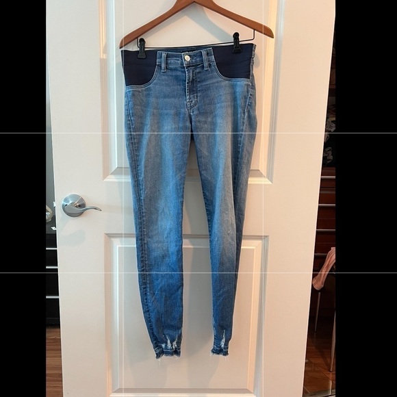 J BRAND Blue Mama J Maternity Jeans - Picture 1 of 16